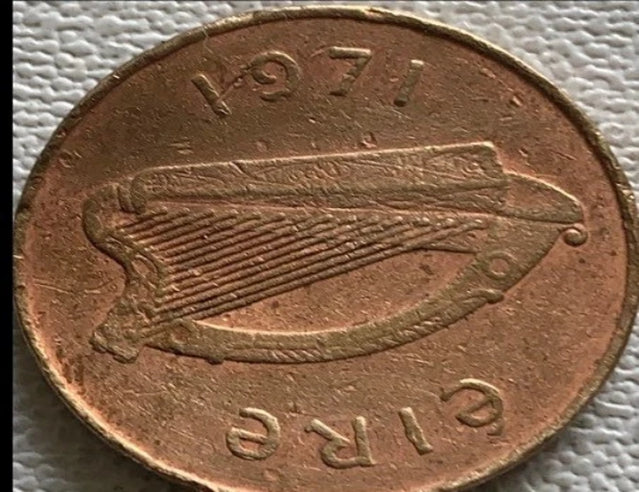 1971 Irland 2 Pence VF