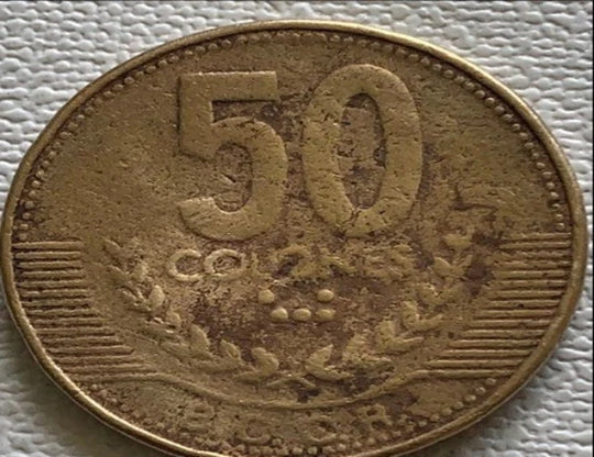 2003 Costa rica 50 colones F