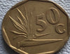 1992 South Africa 50 cents VF