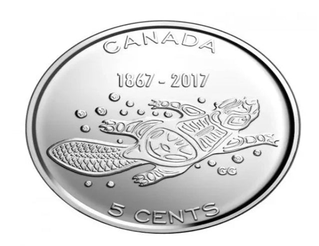 2017 (1867-) Canadian 5-Cent Living Traditions BU