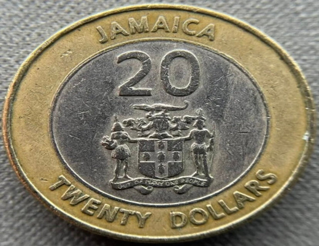 2000 Jamaika 20 Dollar VF