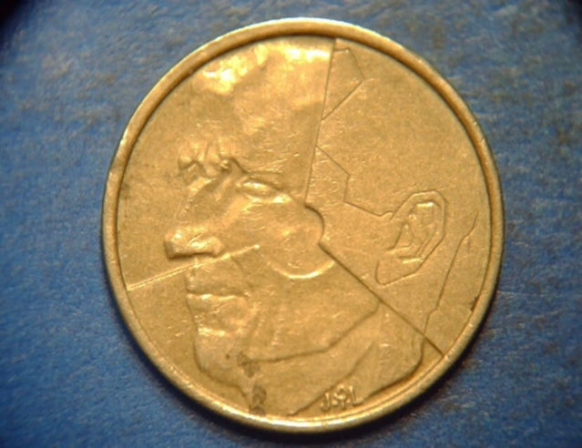 1986 Belgien 5 Francs VF