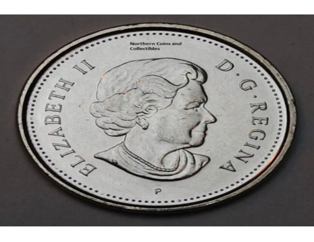 Kanada 2003-P Kanada 5 Cent Beaver/Old Effigy Uncrowned Vorderseite Nickel BU