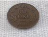 Kanada 1 Cent 1926 George V Kanadische Penny-Kupfermünze, kleiner Cent, Stichtag der geringen Auflage