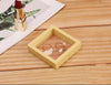 2 Pcs 3D Floating Frame Holder Box Coins Stamp Jewelry Display Case Color Box with free stand base Gift box 90mm*90mm