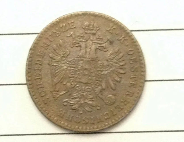 1881 Österreich 1 Kreuzer Münze