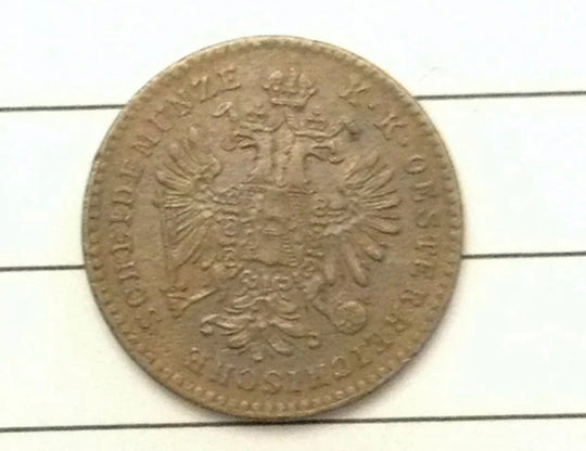 1881 Austria 1 kreuzer coin