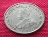 1926 silver .600 fine 2.71g straits settlements 10 cents coin VF