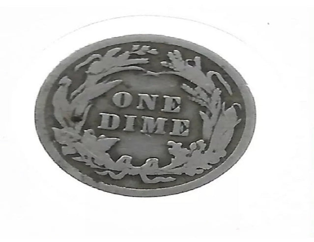 1911 Rare 100 ans US Silver Barber Liberty Collection Dime Antique Coin