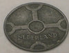 1942 Niederlande Niederländische 1-Cent-Kreuzmünze aus der Zeit des Zweiten Weltkriegs