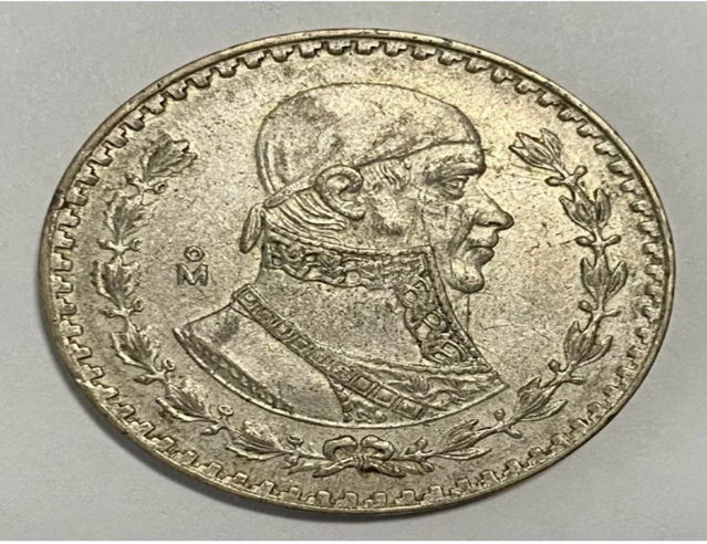 1963 Mexiko Ein-Peso-Silbermünze