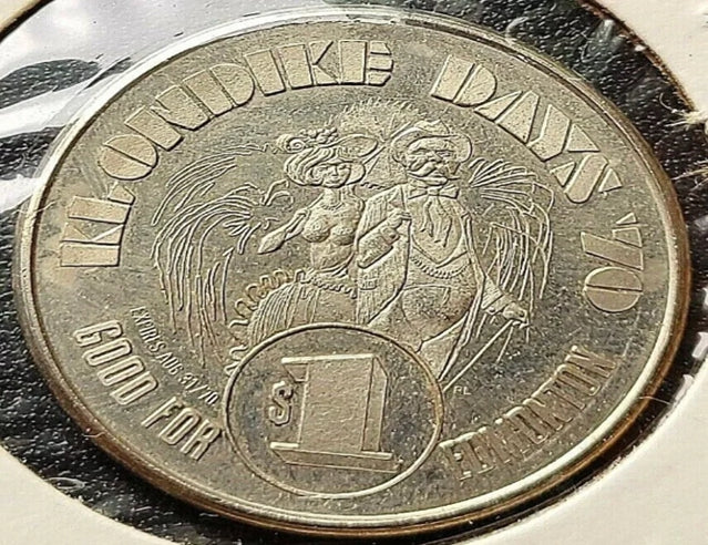 1970 Edmonton Alberta 1 Handelsdollar - Klondike Days