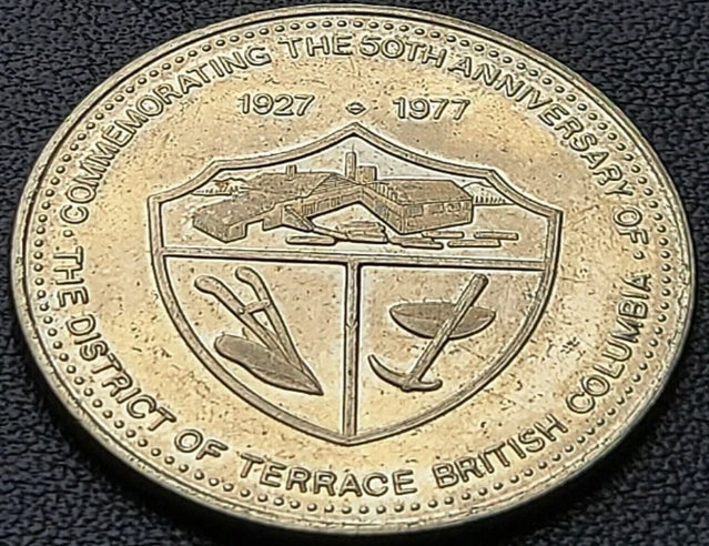 1977 Touristenregion „G“ BC 1 Handelsdollar – District of Terrace