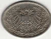 Pièce du monde en argent de 1905, Allemagne, 1/2 demi-mark