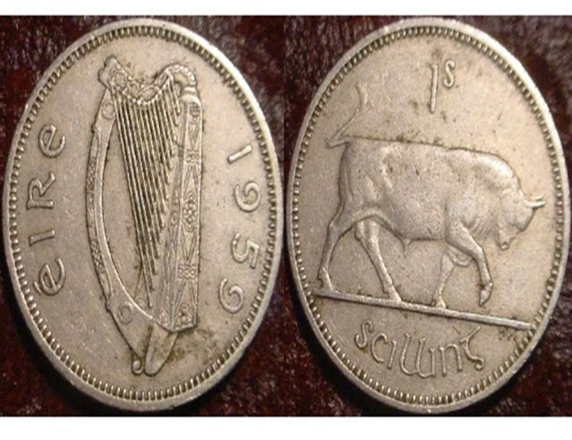 1959 shilling ireland**bull**