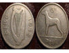 1942 6 Pence Irland**Wolfshund**