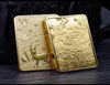 Lucky Coin - Christmas-Craft Gift Gold plated holiday  Square Gift coin