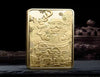 Lucky Coin - Christmas-Craft Gift Gold plated holiday  Square Gift coin