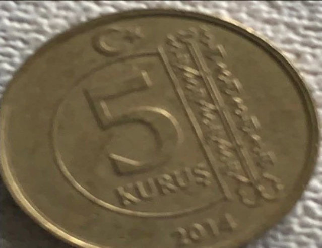 2014 Turquie 5 kurus VF