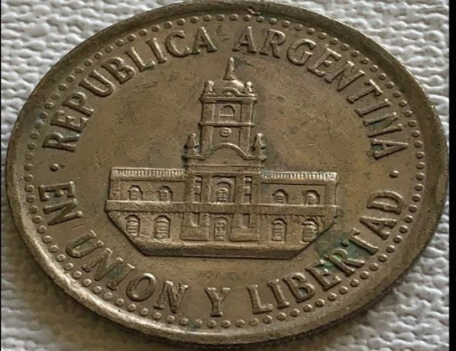 1994 Argentine 25 centavos TTB