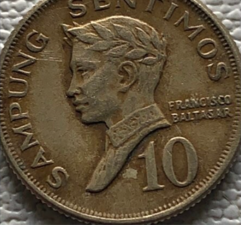 1974 Philippinen 10 Centimos VF