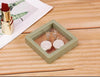 2 Pcs 3D Floating Frame Holder Box Coins Stamp Jewelry Display Case Color Box with free stand base Gift box 70mm*70mm