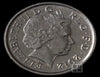 2012 britannique 5p Elizabeth II en acier nickelé 18mm