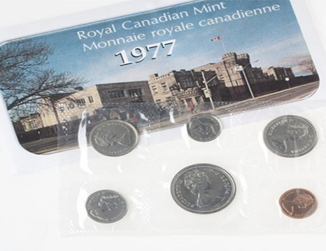 1977 Canadian Full Water Line Variety Uncirculated Proof-Like Set