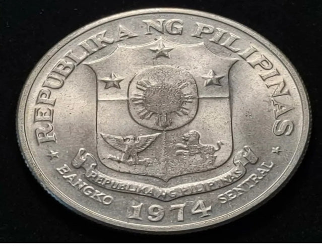 1974 Philippines 1 Piso Belle pièce