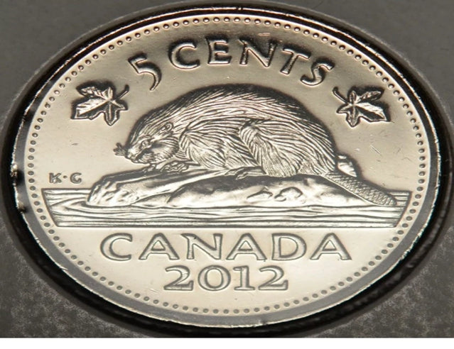 CANADA 5 CENTS 2012L “Special K” -slightly circulated