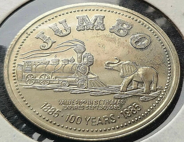 Kanada-Token St. Thomas Ontario Kanada Jumbo 1885 .100 Jahre 1985