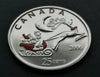 2006 P Canada 25 cents vacances de Noël colorées