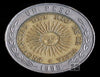 1995 lucky son of Argentine sun god 23mm two-color Coin 1 peso