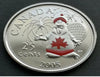 2005 P Kanada 25 Cent farbig Kanada-Tag