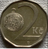 2001 Czech 2 korun VF