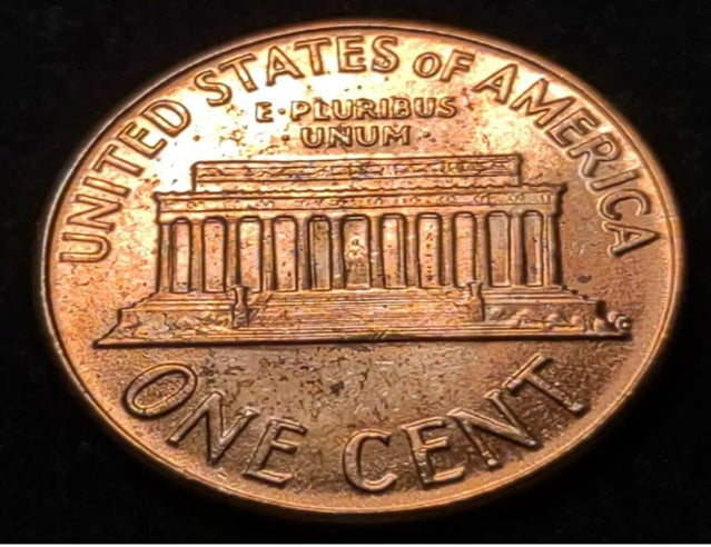 1964 Doubled Die Vorderseite 1DO-014 Lincoln Memorial 1 Cent Penny Error Münze