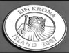 Icelandic Sea King patron saint coin diameter 21mm UNC