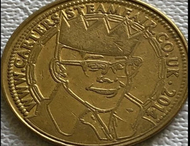 2014 carters steam fair token VF