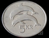 2007 Island 5 Kronen Delfin 25mmUNC