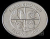 2007 Iceland 5 kroner dolphin 25mmUNC