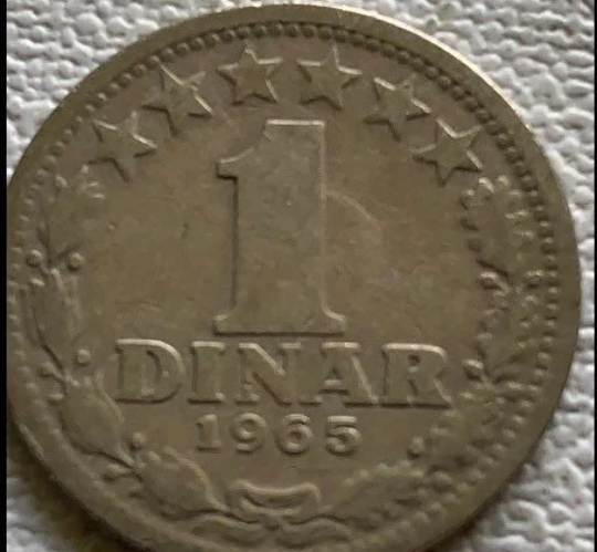 1965 Jugoslawien 1 Dinar SS