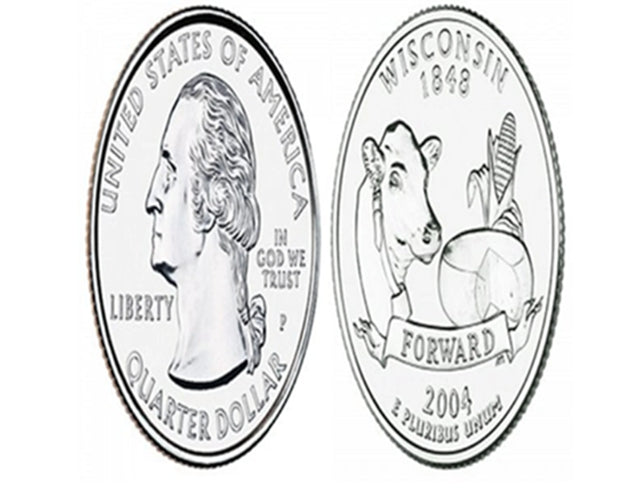 2004 50 États et territoires US Quarters UNC P & D Mark