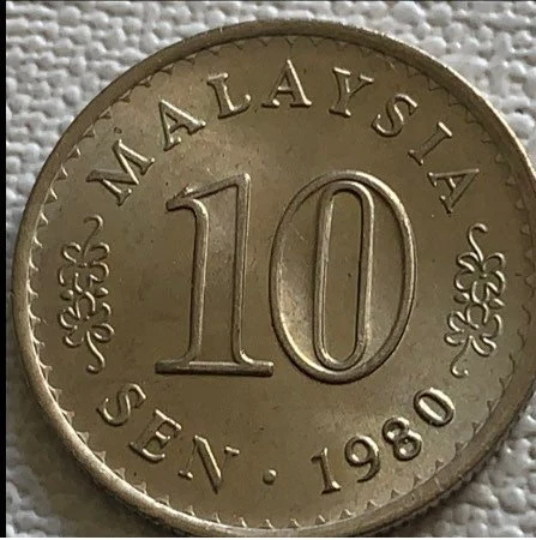 1980 Malaisie 10 Sen VF