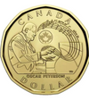 2022 Kanada Oscar Peterson Ein-Dollar-Münze, neuwertig, BU