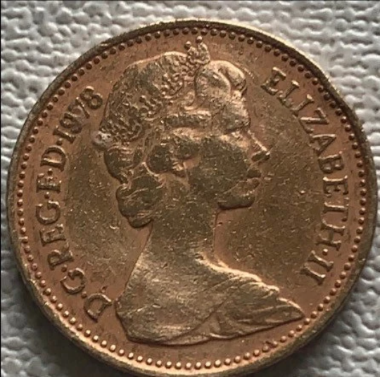 1976 Großbritannien 1 Penny VF