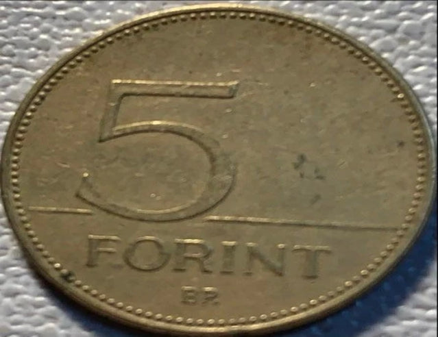 1997 Hungary 5 forint VF