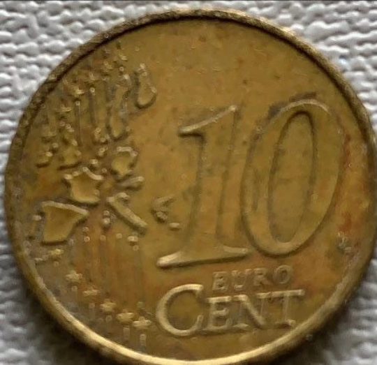 2002 Germany 10 cents VF