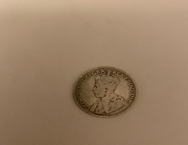 1919- Canada Silver Quarter - Circulated VF Condition