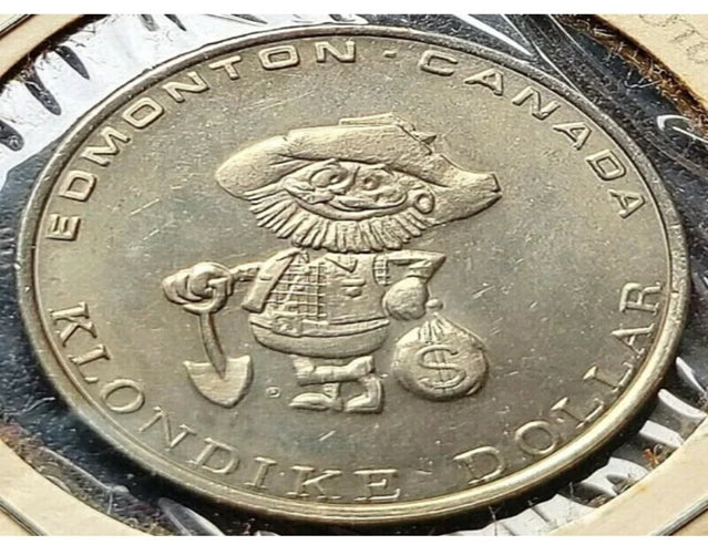 1969 Edmonton Alberta 1 Trade Dollar - Klondike Days