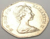 1973 Großbritannien Großbritannien Britische 50 Pence EEC Union Coin XF